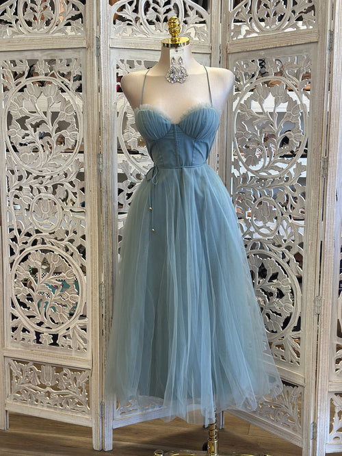 Ella Strappy Puffy Dress-No Estira, Not Stretchy