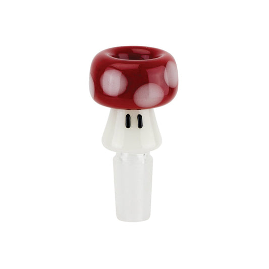 empire glassworks red mushroom bowl piece 14mm male