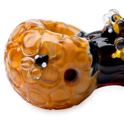 empire glassworks bee glass hand pipe