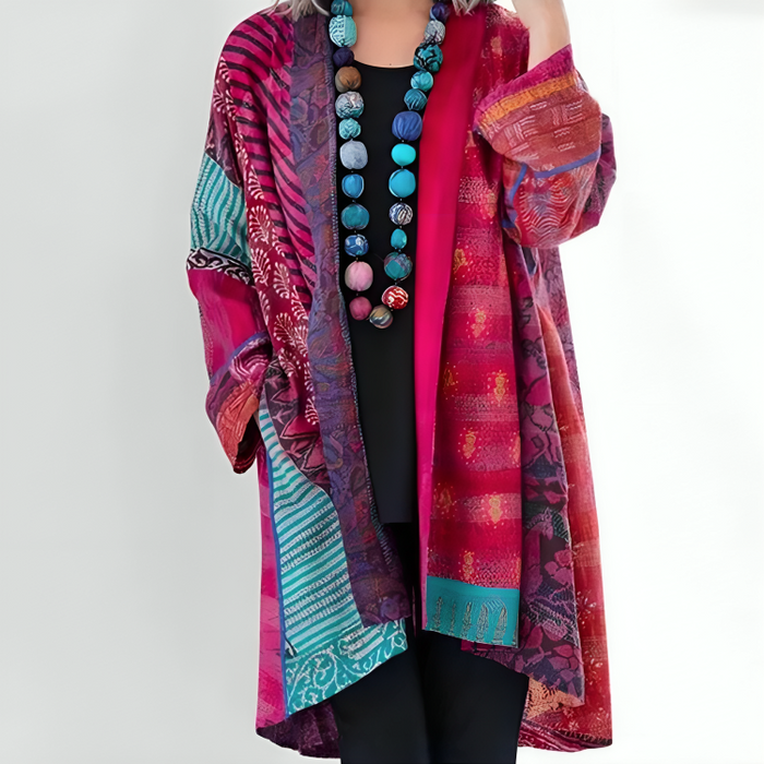 EUNICE – BOHEMIAN PATCHWORK KIMONO