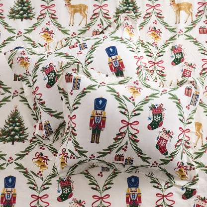 Festive Nutcrackers Comforter Set