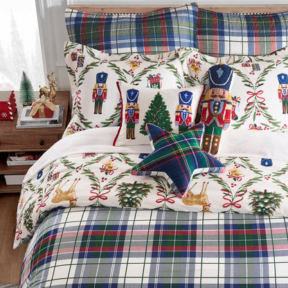 Festive Nutcrackers Duvet Cover Set