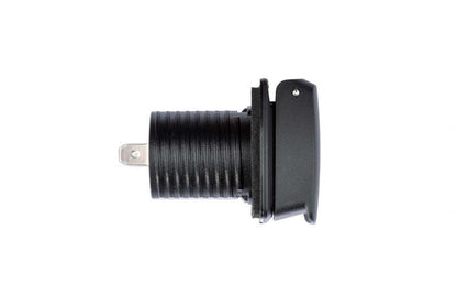 Flip Pro 12V cigarette lighter style socket with spring loaded lid