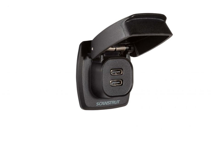 caravan dual usb c ultra charge socket