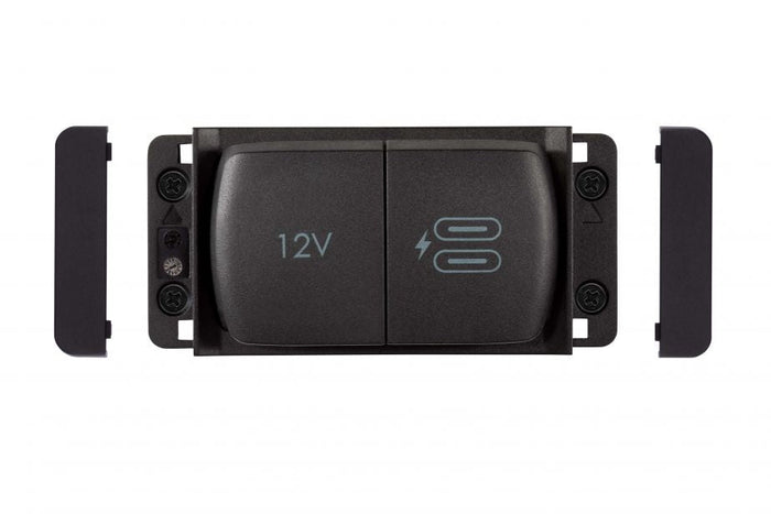 flip pro socket with dual usb c for campervan installs