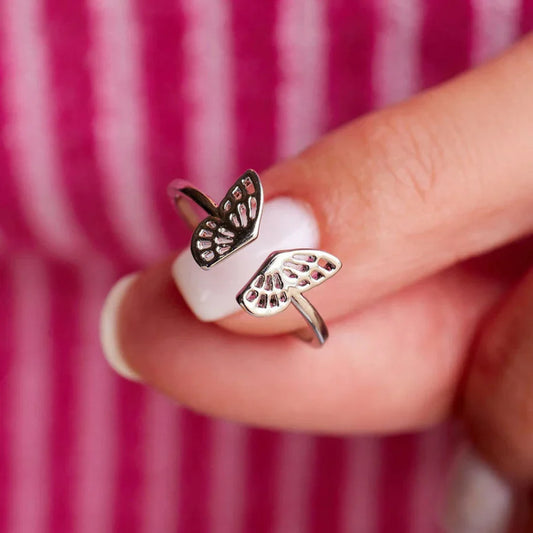 PURA VIDA FLY AWAY RING IN SILVER