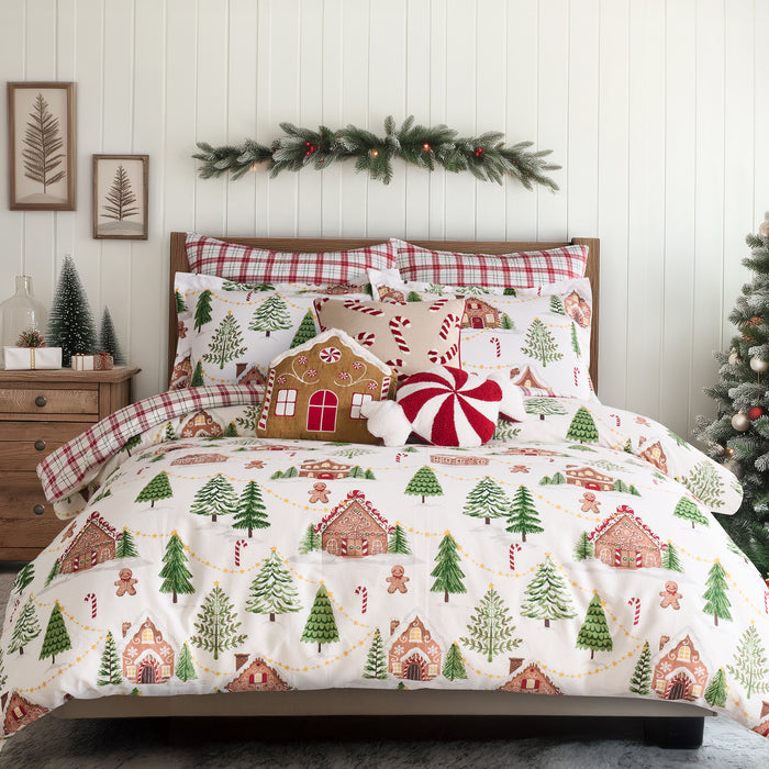 Gingerbread Village Comforter Set