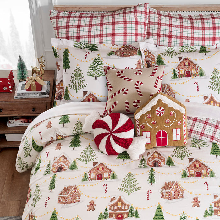 Gingerbread Village Comforter Set