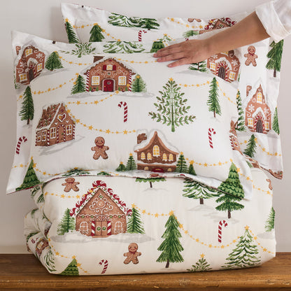 Gingerbread Village Comforter Set