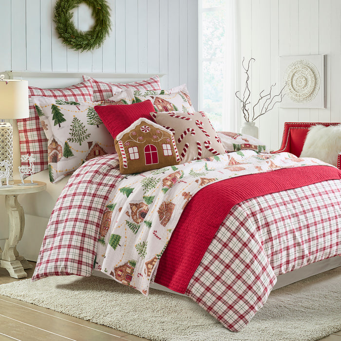 Gingerbread Village Duvet Cover Set