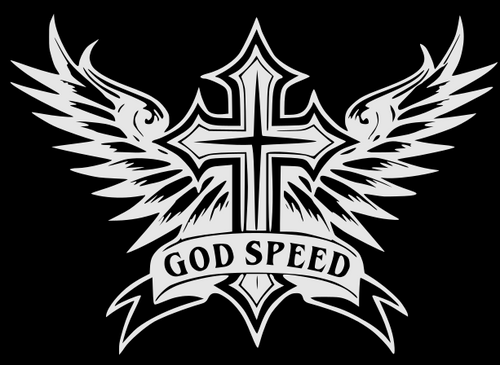 God Speed Reflective Tee - 100% Cotton