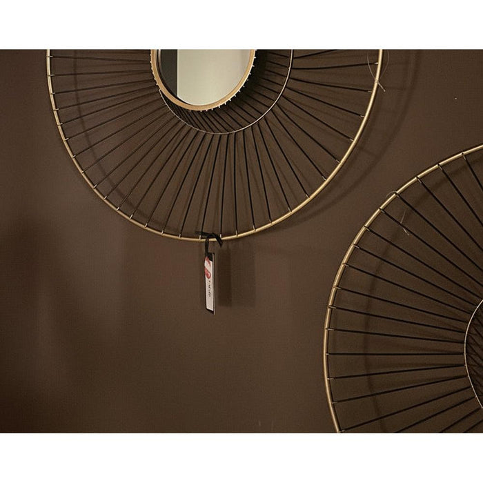 Gold mirrored wall art clearance half price offer-Renaissance Design Studio