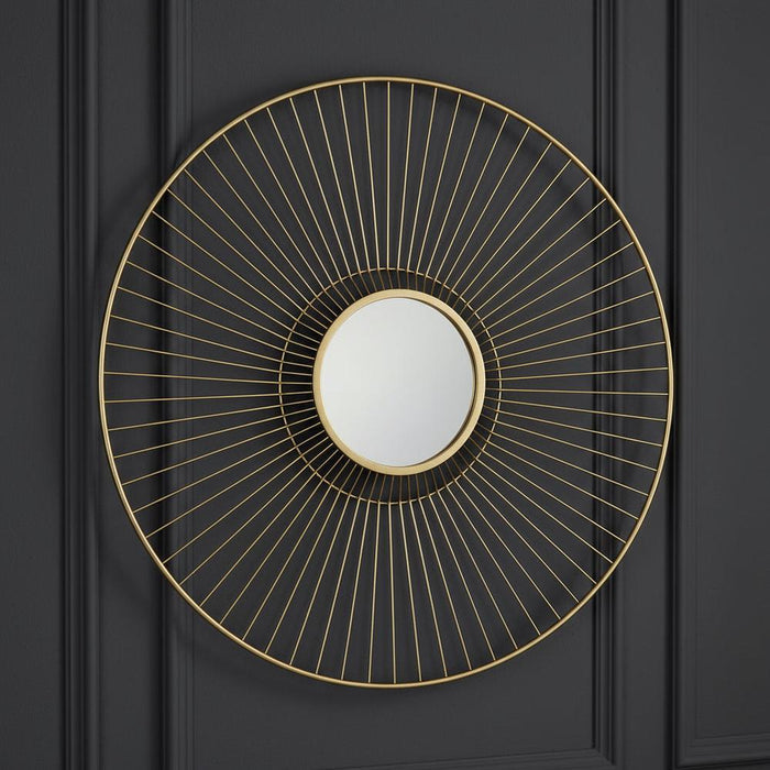 Gold mirrored wall art clearance half price offer-Renaissance Design Studio