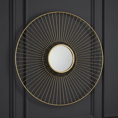 Gold mirrored wall art clearance half price offer-Renaissance Design Studio
