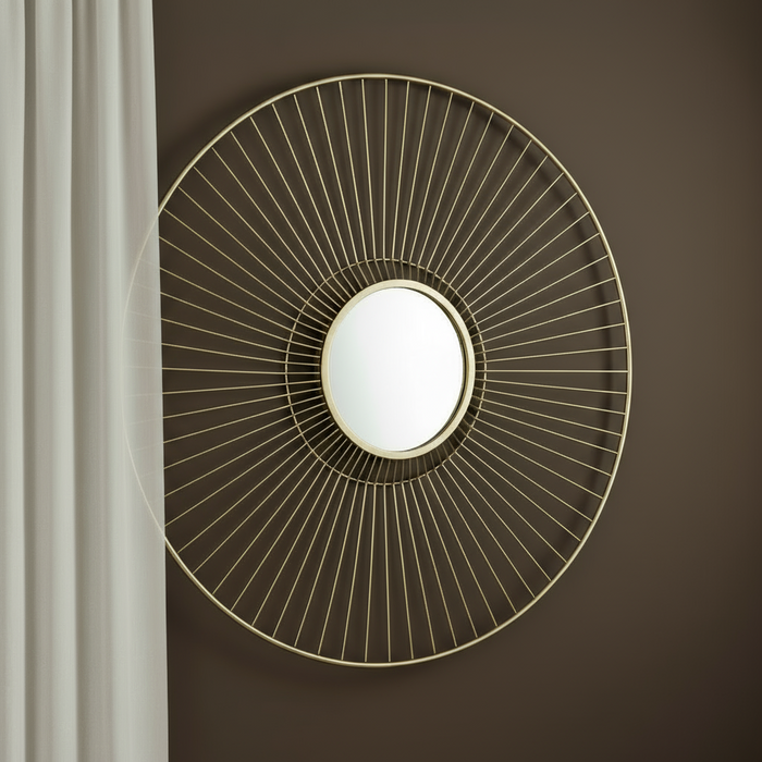 Gold mirrored wall art clearance half price offer-Renaissance Design Studio