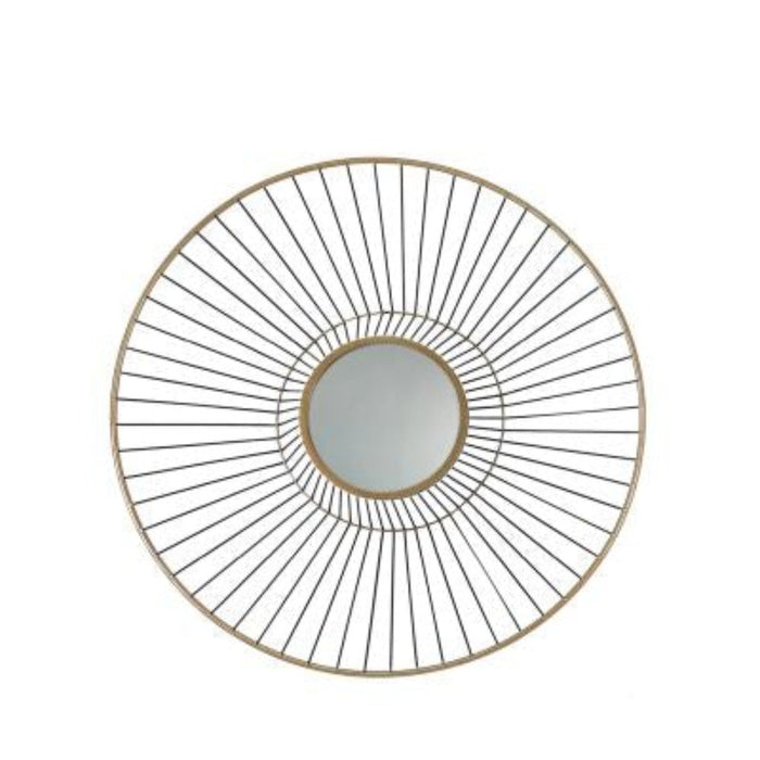 Gold Round wall art Mirror-Renaissance Design Studio
