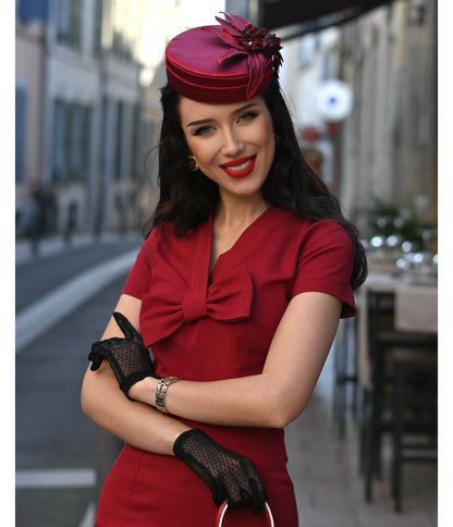 Heart My Closet Red Rita Pencil Dress
