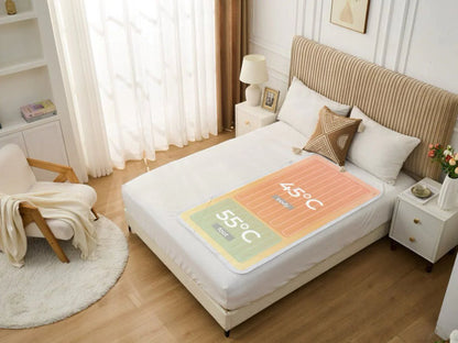 Heated Mattress protector 10 Heat Settings Controller, Auto Shut Off Timer, Dual Control - DLB Furniture