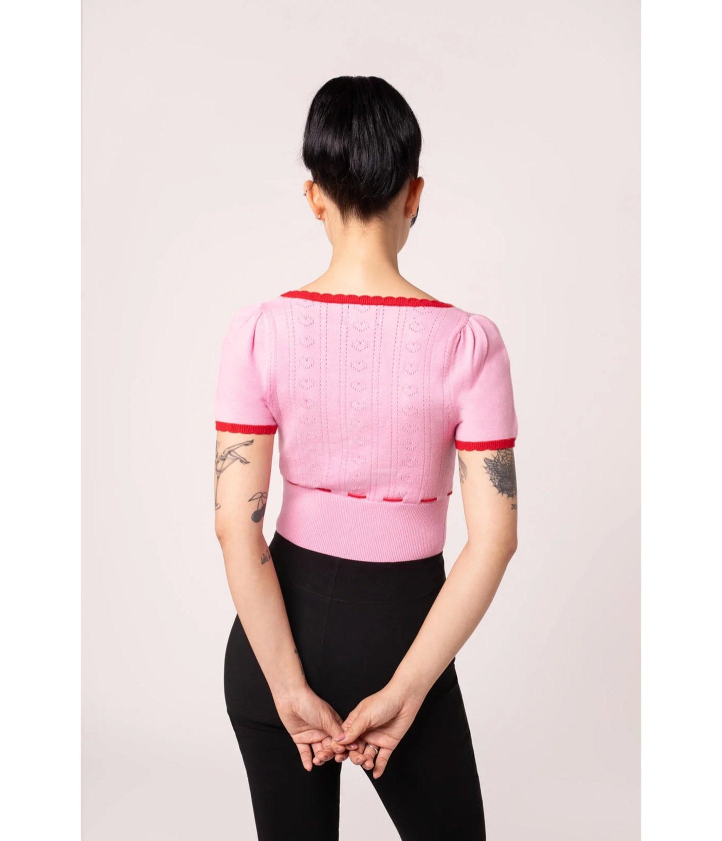 Hell Bunny Pink Hannah Top