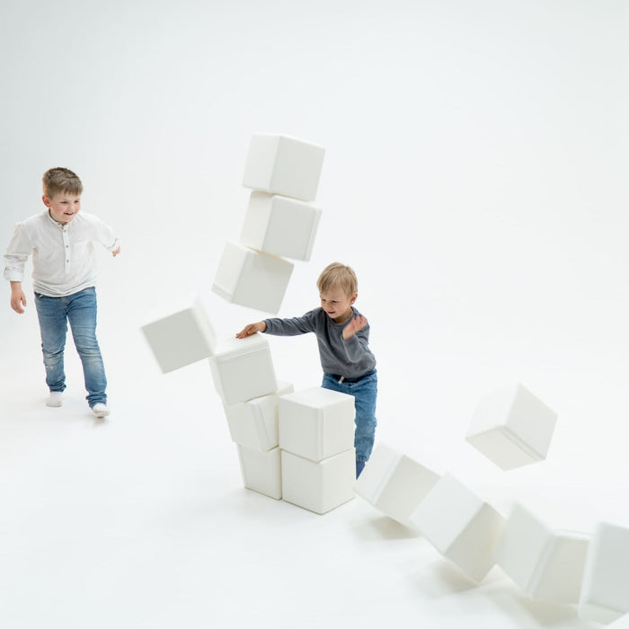 IGLU Foam Mega Cube Building Block – Ivory | Nestling