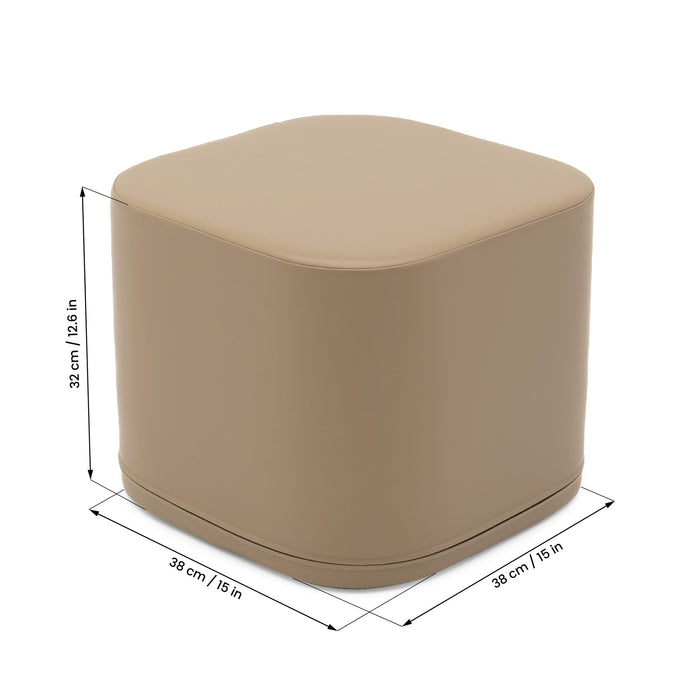 IGLU Small Play Pouf Cube – Beige | Nestling