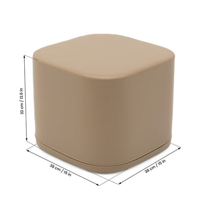 IGLU Small Play Pouf Cube – Beige | Nestling