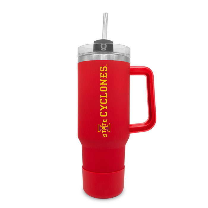 Iowa State Cyclones 40oz Stainless Tumbler w/Removable Straw