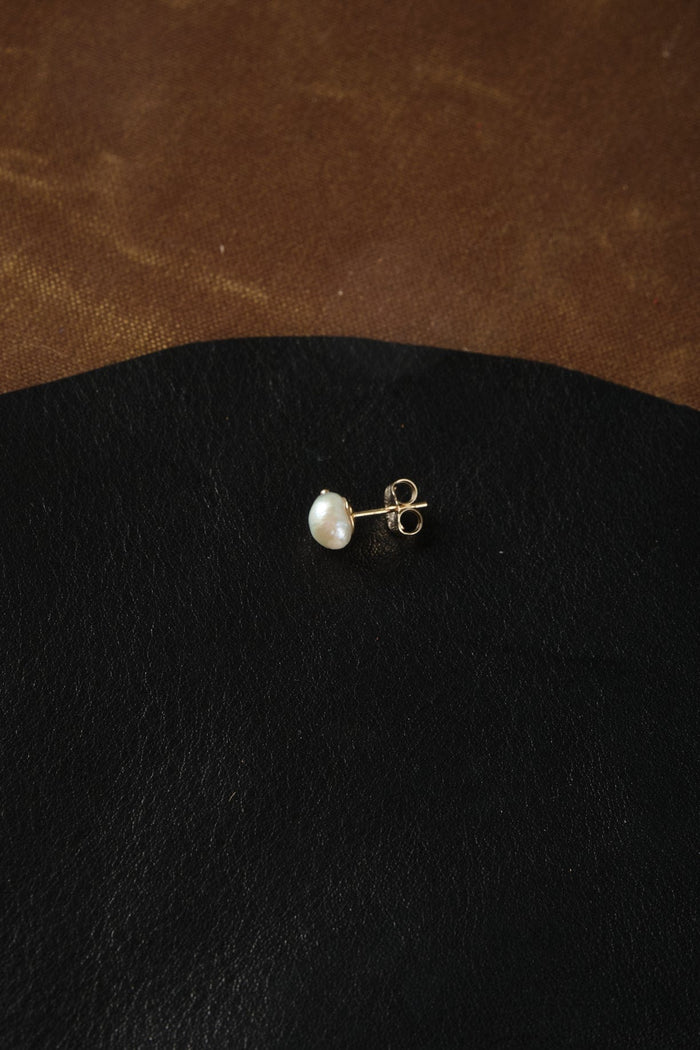 WWAKE Jewelry Earrings Irregular Pearl Earring Pearl