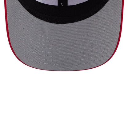 Pictured is this NFL Duck Cloth Kansas City Chiefs 9SEVENTY Stretch Snap cap in white. 2