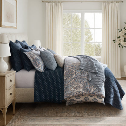 Kasey Blue Duvet Cover Set