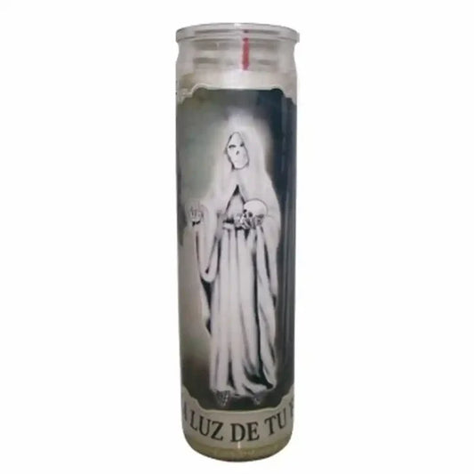 La Muerte White Candle - tall