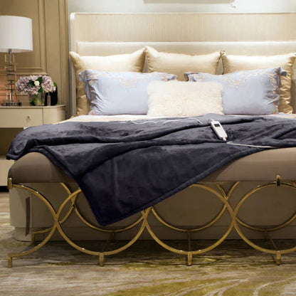 Large Electric Throw Blanket Flannel Fleece 180 x 130 cm - DLB Furniture