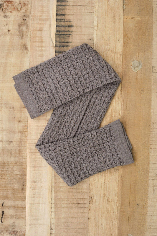 Kontex Home Bath Textiles Lattice Hand Towel in Brown Brown / 33.5" L x 14.25" W