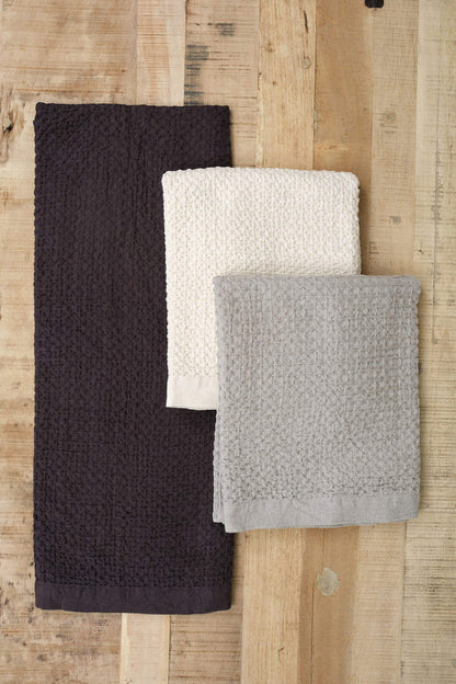 Kontex Home Bath Textiles Lattice Linen Bath Towel
