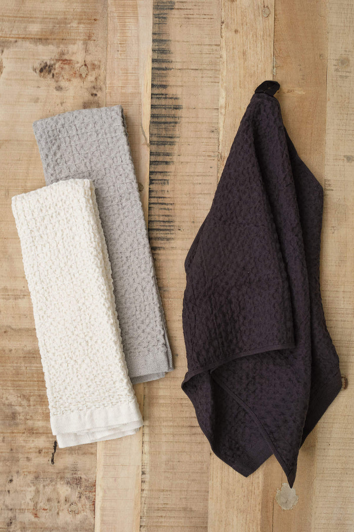Kontex Home Bath Textiles Lattice Linen Hand Towel