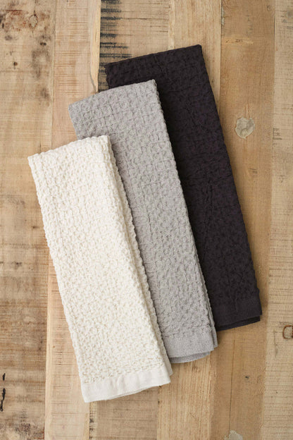 Kontex Home Bath Textiles Lattice Linen Hand Towel