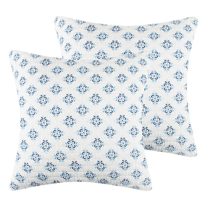 Levtex Home Laure Indigo Euro Sham Set of 2 Euro Shams