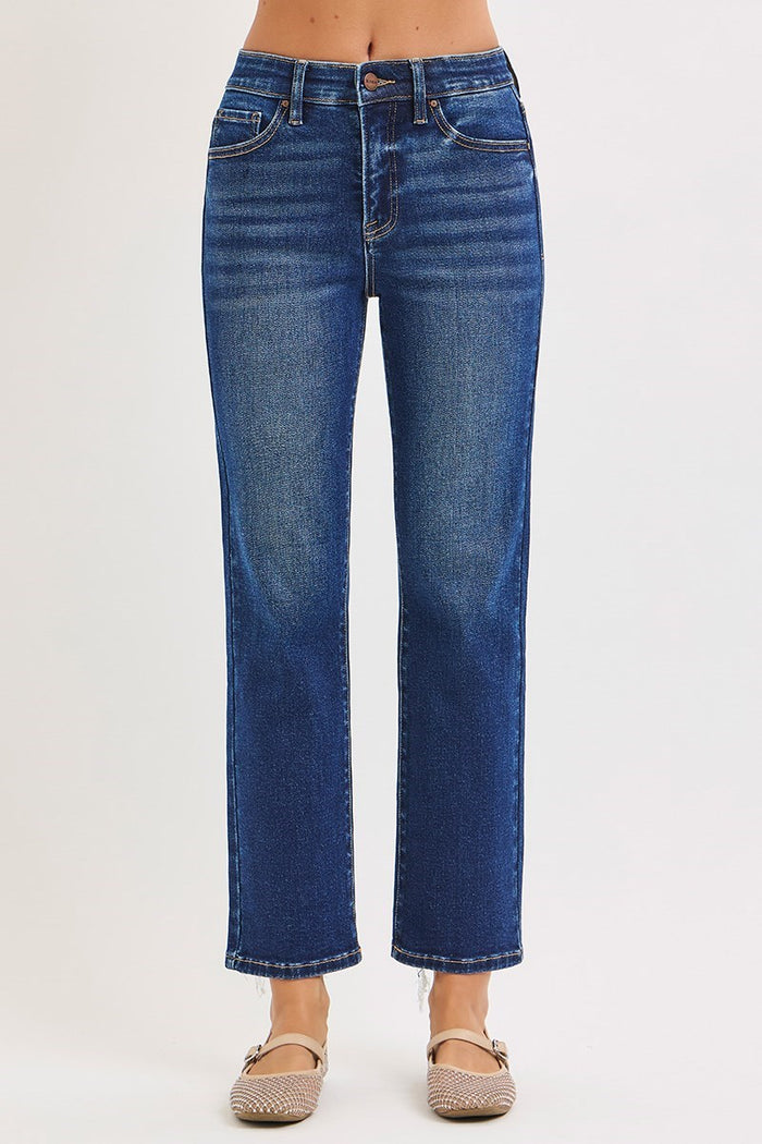 Lisa High Rise Cropped Jeans with Tummy Control