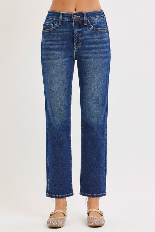 Lisa High Rise Cropped Jeans with Tummy Control
