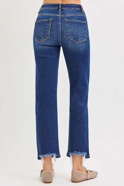 Lisa High Rise Cropped Jeans with Tummy Control