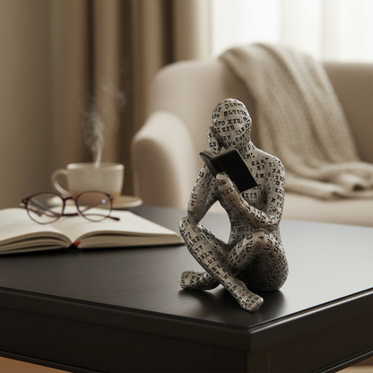 Literati Reading Figurine Set