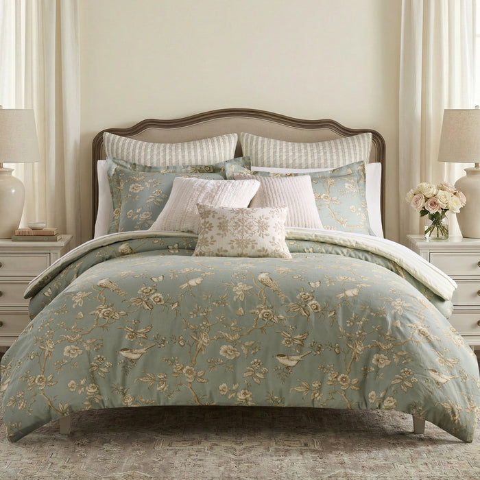 Lyon Teal Comforter Set