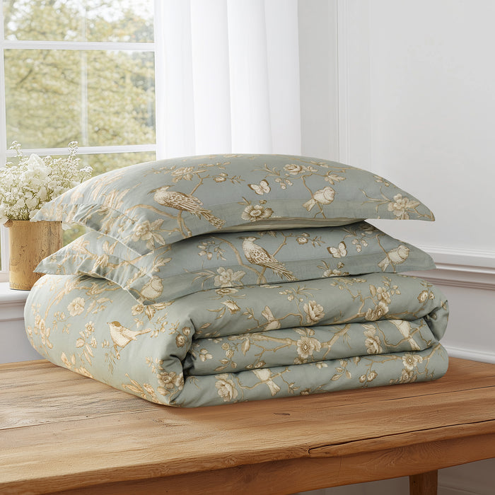 Lyon Teal Comforter Set
