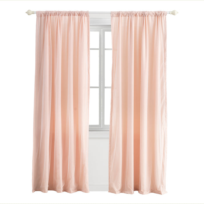 Levtex Home Malia Sparkle Overlay Drape Panel Nursery Drapes