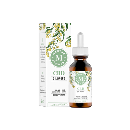 martha stewart cbd oil drops 750mg unflavored