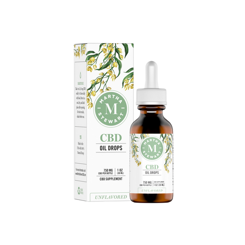martha stewart cbd oil drops 750mg unflavored