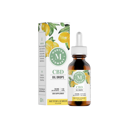 martha stewart cbd oil drops 750mg meyer lemon
