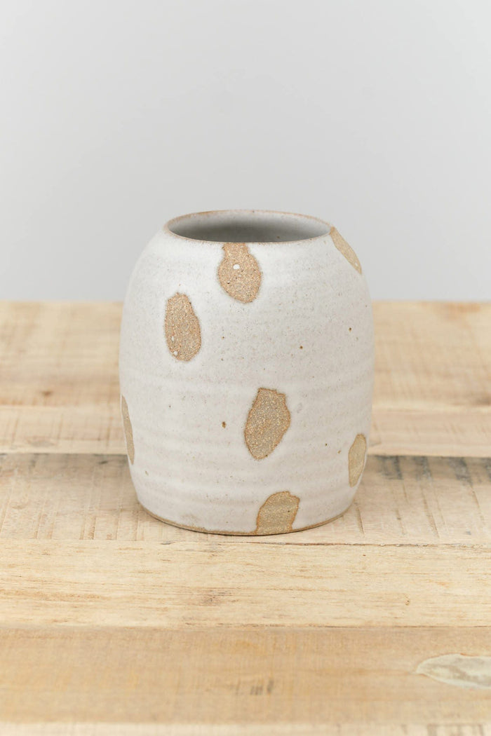 Tomoro Pottery Home Kitchen Vases Medium Petal Vase 5" H X 4" Dia