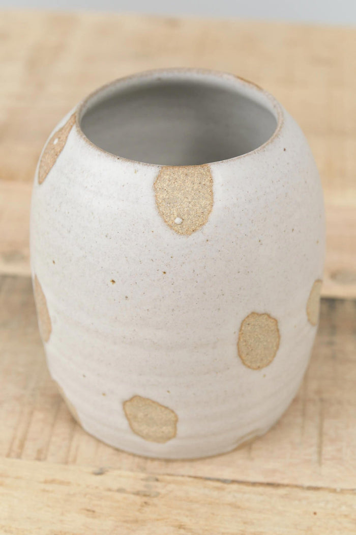 Tomoro Pottery Home Kitchen Vases Medium Petal Vase 5" H X 4" Dia