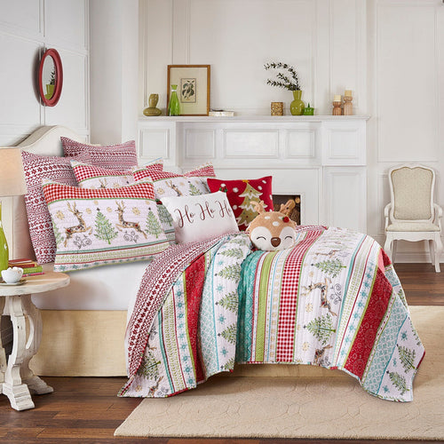 Levtex Home Merry & Bright Comet & Cupid Quilt Quilts